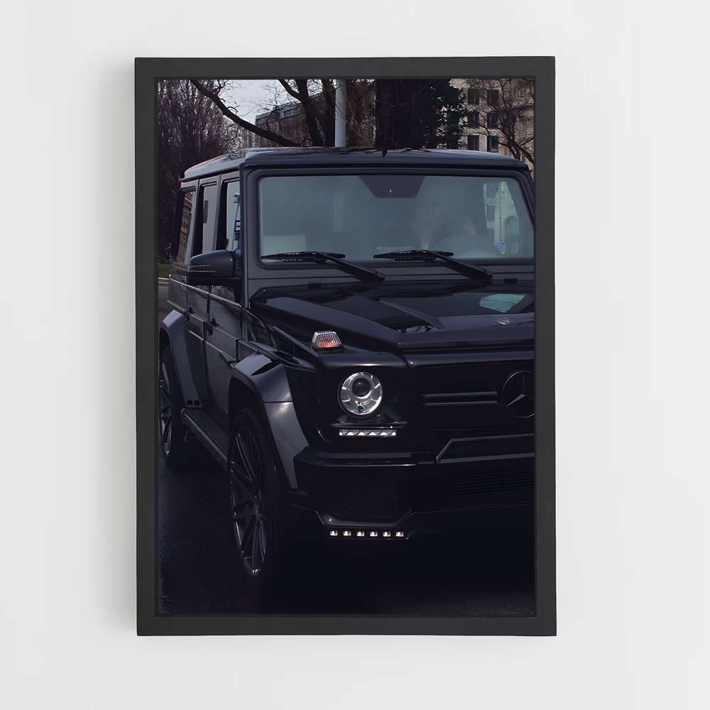 Poster AMG Noir – affiche Mercedes (vue 2)